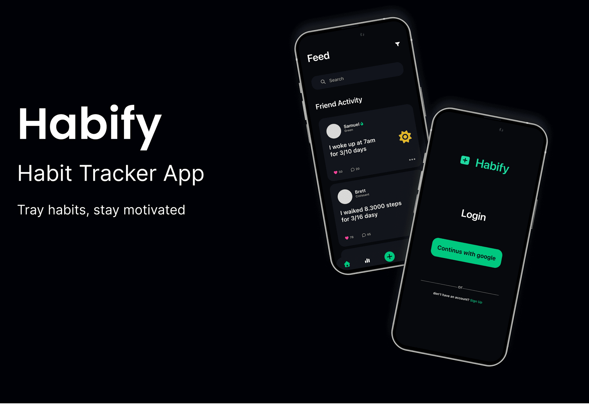 Habit Tracker App UI/UX